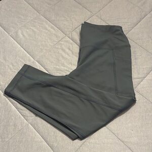 90 Degree By Reflex Green Capri Workout Leggings